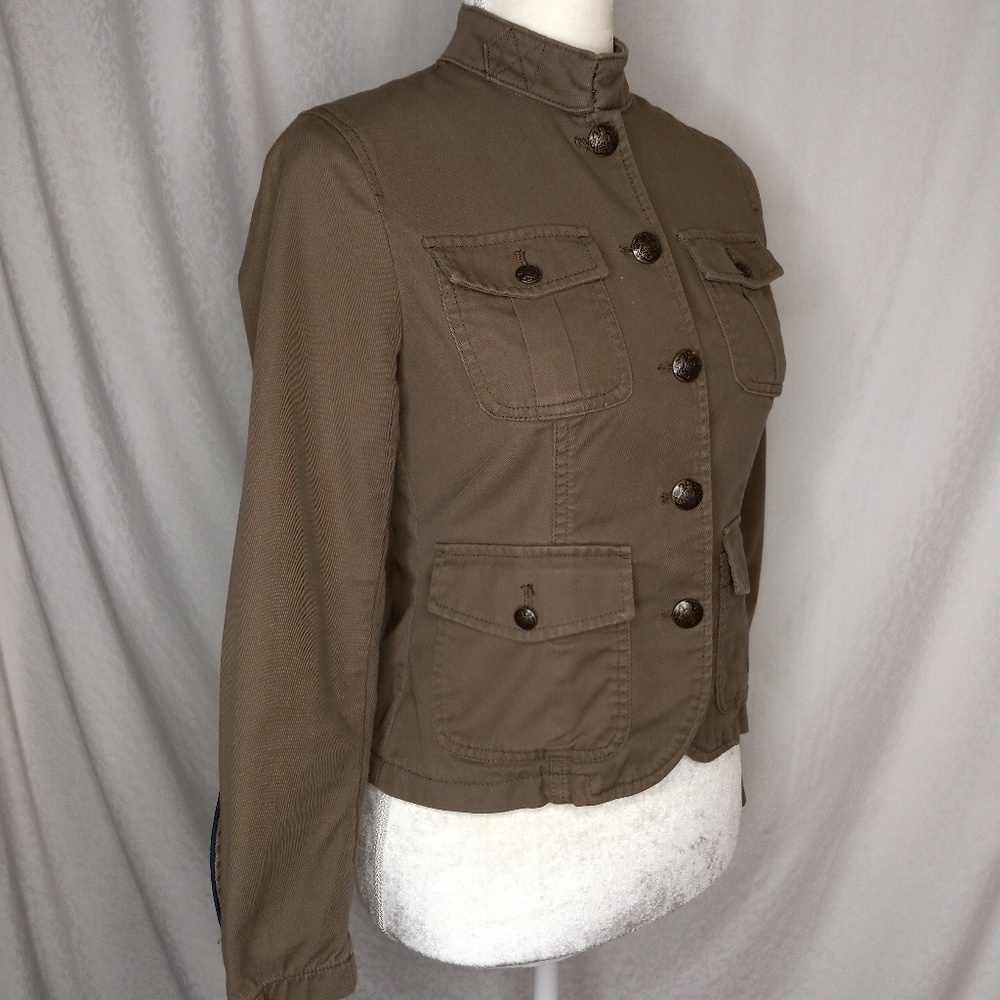 BANANA REPUBLIC Utility Jacket Sz 00P - Picture 3 of 10